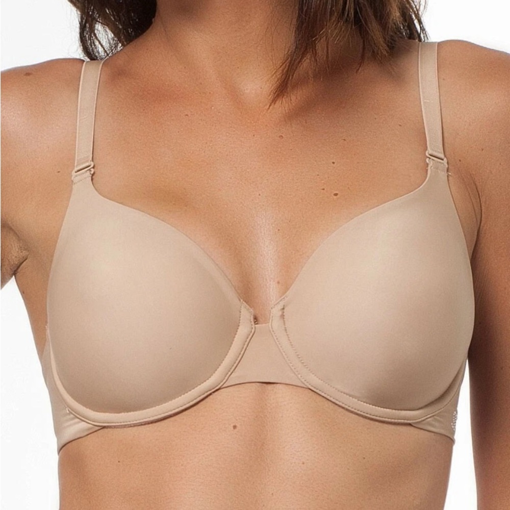 Simone Perele Nude Inspiration 3 Way Multi Position Molded Bra 38 C US Large